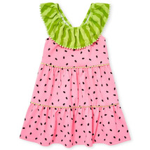 NWT The Childrens Place Girls Flamingo Rainbow Strawberry Watermelon Lemon Dress - £4.37 GBP