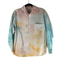 Equipment Bergdorf Goodman Mens Vintage Button Down Shirt Tie Dye Pink B... - $57.92