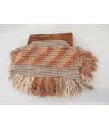 Lovestitch Woven Fringe Bogo Style Clutch Handbag - $30.00