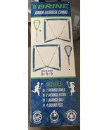 BRINE Junior Lacrosse Combo.Includes 2 Goals,2 Sticks,1 Ball &amp; 4 Ground ... - $23.01 CAD
