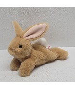 Aurora Schooshie Tan Brown Bunny Plush 8&quot; Stuffed Animal Beanbag Floppy ... - $39.50