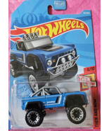 HOT WHEELS 163/250 THEN AND NOW CUSTOM FORD BRONCO 6/10 Blue Diecast NEW... - $10.55 CAD