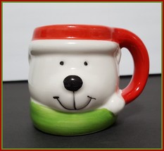 NEW RARE Royal Norfolk Figural Christmas Bear Mug 8 OZ Dolomite - £5.58 GBP