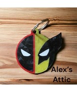 Marvel Comics 3d Printed Deadpool Wolverine Keychain - $88.34 MXN