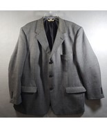 Versini Men&#39;s Hounds Toothe Checkered Plaid Button Front Lined Dress Jacket - $663.60 MXN