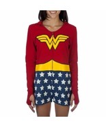 Wonder Woman Cosplay Hooded Romper by Bioworld NEW - £23.48 GBP