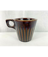 Vintage Mid Century Oven Proof Drip Glaze Coffee Cup - L@@K !! - £3.95 GBP