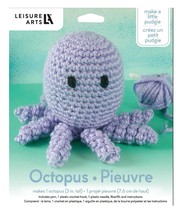 Leisure Arts Olive Octopus Crochet Pudgies Kit 57014 - £11.32 GBP