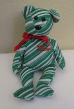 Ty Beanie Baby 2007 Holiday Teddy Green Version NO TAG - $14.84