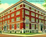 YMCA  Muncie Indiana IN UNP Unused Vtg Linen Postcard T17 - $2.92