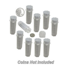 Nickel Square Coin Tubes by Guardhouse, 21mm, 10 pack - £7.58 GBP