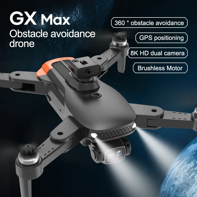New Drones GPS Control 1000 Meters 4K HD Dual Camera Led Optical Flow and Fi - £49.55 GBP+