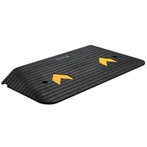 VEVOR Upgraded Rubber Threshold Ramp, 3" Rise Door Ramp with 1 Channel, ... - $56.90