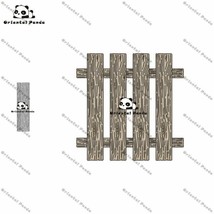 Wood Fence Metal Cutting Dies Scrapbooking Card Making Decoration Craft - £6.46 GBP