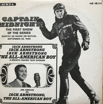 Buck Rogers Dick Tracy Capt Midnight Jack Armstrong &#39;71 Radiola RADIO SHOW LP - £7.94 GBP