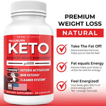 Truuburn Keto Diet Pills Ultra Max Fast BHB Fat Burner 1500 Advanced Wei... - $23.98