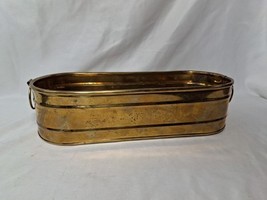 Vintage Planter Pot Oval With Ring Handles, MCM, Small, 12 x5x 3&quot; T.  In... - $9.70