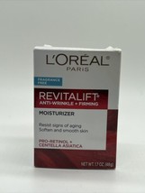 L&#39;Oreal Revitalift Anti-Wrinkle + Firming Moisturizer Fragrance-Free 1.7oz New - £7.78 GBP