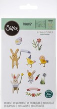 Sizzix Thinlits Die Set 23 Pack Easter Celebration by Lisa Jones, Multic... - $19.99