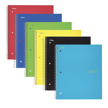 Fi Ve Star S Pi Ral Bound Grap Hi Ng Notebook, Quad Ruled - You Choose Color - £19.56 GBP
