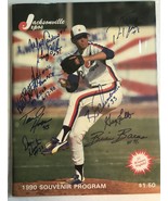 Jacksonville Expos Team Signed Autographed 1990 Souvenir Program - Wil C... - €17,24 EUR