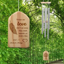 Personalized Memorial Outdoor Wind Chime Pendant - £29.56 GBP