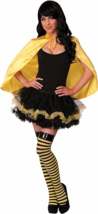 Yellow Fantasy Cape Super Hero Adult Unisex Halloween Costume Accessory - £6.25 GBP