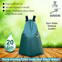 Slow Release Water Bag, Tree Irrigation Bag, Soil Irrigate Sack, 20 gallons - £14.15 GBP
