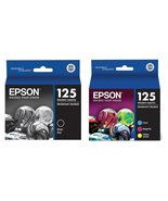 Epson 125 Ink Cartridge Complete Color Set - £44.81 GBP