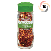 1x Shaker McCormick Gourmet Organic Crushed Red Pepper Seasoning | 1.12oz - £9.34 GBP