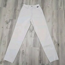 Vtg Wrangler High Rise Bareback Jeans Womens 7/8 x32 White 80s Silver La... - $45.10