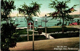 Fort Allen Park Panorama Portland Maine ME 1905 UDB Postcard - £3.87 GBP