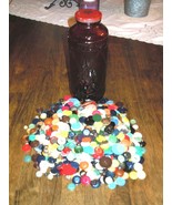 VTG HUGE Sewing Crafting Button Lot in Brown Bicentennial Motts Jar 1776... - $737.12 MXN