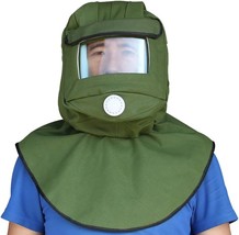 Sand Blasting Hood Cap, Canvas Shawl Sandblaster Protective Gear Mask An... - £43.10 GBP