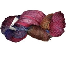 Cherry Tree Hill Tussah Silk Merino Huge 8oz 620yd Worsted Yarn Hand Dyed - £37.28 GBP