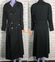 JG Hook Black Womens Belted Jacket Dress Size 6 Poly Blend - $26.54