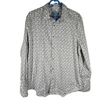 Robert Graham Men&#39;s Skull Shirt Long Sleeve Button Down Fun Cuff Size XL - $79.99