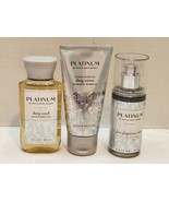 Bath &amp; Body Works Platinum Mini Travel Set Fragrance Mist Spray Body Han... - $41.66 CAD