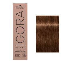 Schwarzkopf IGORA ROYAL Absolutes Hair Color, 7-60 Medium Blonde Chocolate Natur