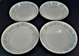 Set of 4 Montgomery Ward Style House Damask 7 1/2&quot; Coupe Soup Bowl - £23.18 GBP