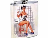 Classic Pin Up Girl D1 8oz Stainless Steel Hip Flask - $14.80