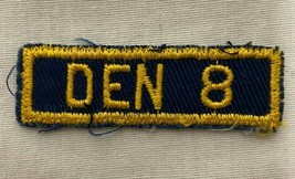 Vintage Boy Scout Den 8 Patch  - £4.28 GBP