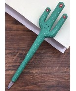 Cactus Wooden Pen Hand Carved Wood Ballpoint Hand Made Handcrafted V19 - £6.21 GBP