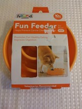 Outward Hound Fun Feeder Healthy Slow  Dog Bowl Orange Mini 2C Better Digestion - £9.64 GBP