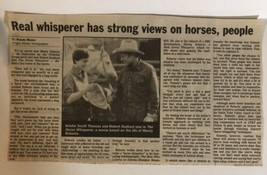 The Horse Whisperer vintage Article Robert Redford Scarlett Johansson AR1 - $5.93