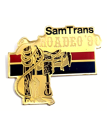 VTG 1990 SamTrans Bus Roadeo Pin San Francisco Bay Area Transit Transpor... - €12,89 EUR