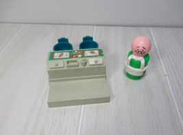 Fisher Price Little People vintage Sesame Street Mr Hooper figure lunch ... - £7.88 GBP