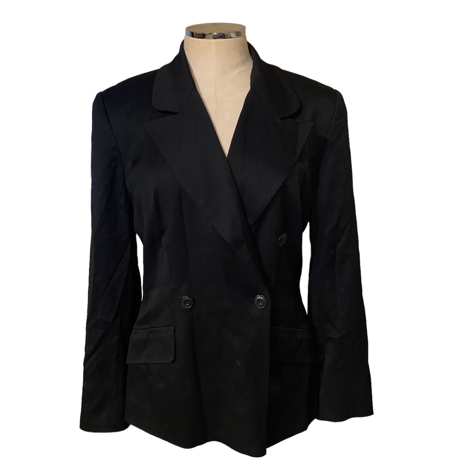 Gruppo Americano Vintage Suit Womens Double Breasted Blazer Jacket Size ... - £38.36 GBP