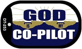 God Is My Co Pilot Novelty Metal Dog Tag Necklace DT-253 - £12.51 GBP