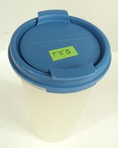 T56 Tupperware Modular Mates 3 Piece 650 ml Round Container w/ Blue Shaker Lid - £7.65 GBP